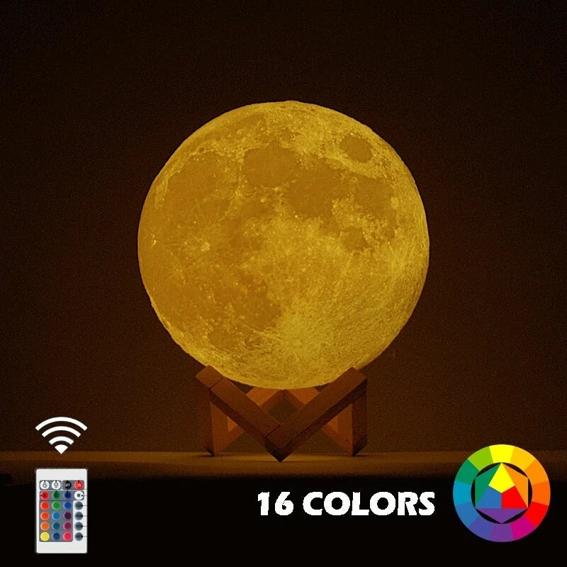 Rechargeable Moon Lamp